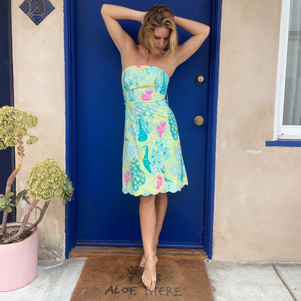 Lilly Pulitzer Peacock Print